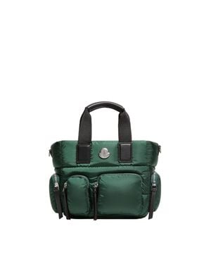 Moncler Borsa Tote Multitasche Caradoc, Donna, Taglia - Verde