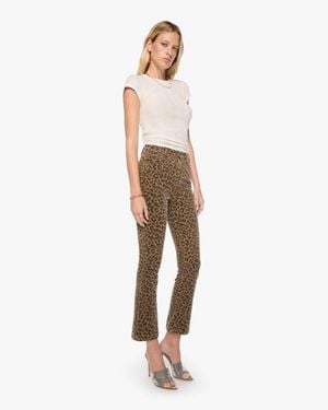 Mother The Hustler Flood Leap Year Jeans - White