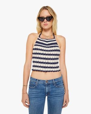 Mother The Sunburn And Ivory Stripe Shirt - Blue