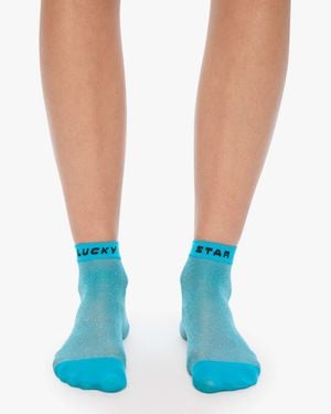 Mother The Slipper Lucky Star Socks - Blue
