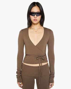 ÉTERNE Wrap Top Mushroom - Multicolor