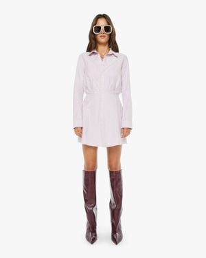 Mother The Dinner Reservation Mini Julienne Cut Skirt - White