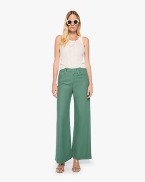 Mother The Ditcher Roller Zip Skimp Dark Ivy Pants - Green
