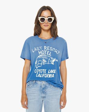 Mother The Rowdy Last Resort T-Shirt - Blue