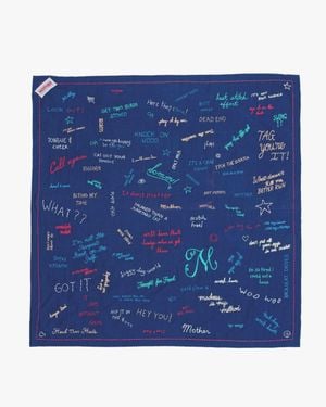 Mother The Scarf It Down Gibberish - Blue