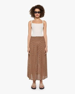 Natalie Martin Bella Skirt Grande Polka Dot & Tan - Natural