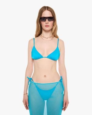 SPRWMN Triangle Bikini Top - Blue