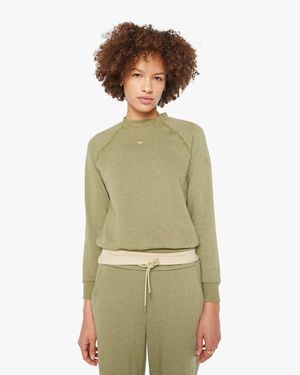 SPRWMN Shrunken Raglan Sweatshirt Basil - Green