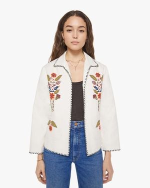 Alix Of Bohemia Francis Jacket Heirloom Flora - White