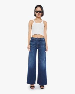 Mother Petites The Lil' Hustler Roller Sneak Heirloom Jeans - Blue