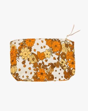 La Prestic Ouiston Voleuse Pouch Flower Power - Orange