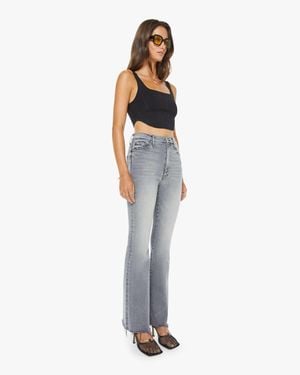 Mother High Waisted Weekender Fray Catch Me Outside Jeans - White
