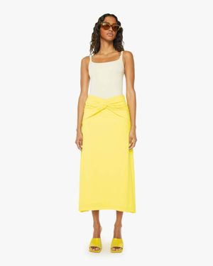 Maria Cher Noel Long Skirt - Yellow