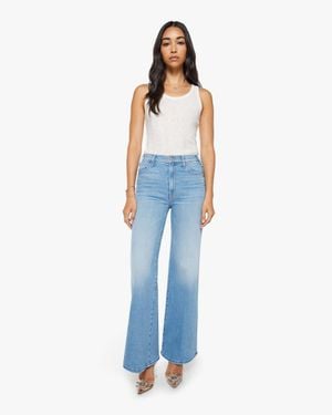 Mother The Hustler Roller Sneak Room Service Jeans - Blue