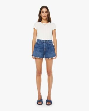 Mother The Flutter Shorts Fray Did You Bring Me Anything - Blue