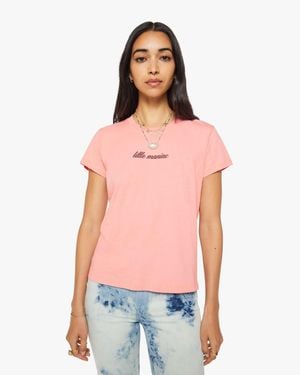 Mother The Boxy Goodie Little Maniac T-Shirt - Red