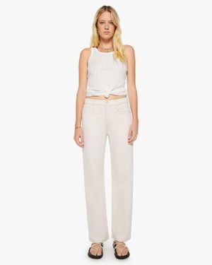 Mother The Dodger Skimp Natural Selection Jeans - White
