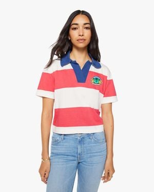 Mother The S/S Match Teaberry And Fluff Shirt - Red