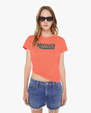 Mother The Lil Goodie Line T-Shirt - Red