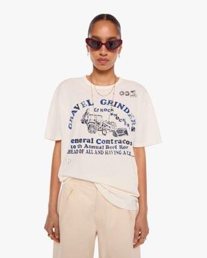 Mother The Lowdown Gravel Grinder T-Shirt - White