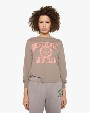 Ghost Forest Surf Club L/ Spar T-Shirt Gfsc Magic Mushroom - Brown