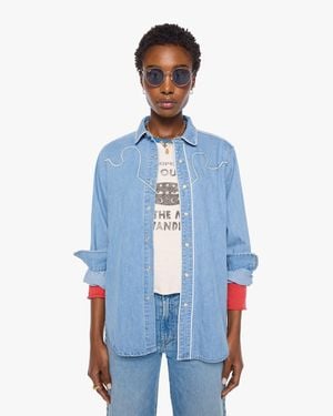Mother The Country Exes Rope Em' Shirt - Blue