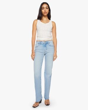 Mother The Kick It Fringe Benefits Jeans - Blue