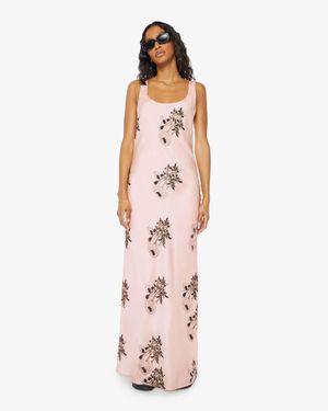 Alix Of Bohemia Adele Silk Dress Anemone - Pink