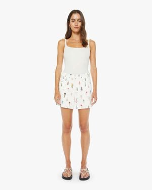 Mother The Dodge Ball Shorts Lure Me In - White