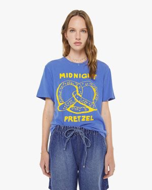 Mother The Rowdy Midnight Pretzel T-Shirt - Blue