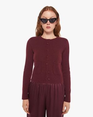 SABLYN Emilia Cardigan Bordeaux Shirt - Purple