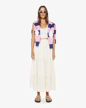 Mother The Memory Lane Maxi Early Bird Skirt - White