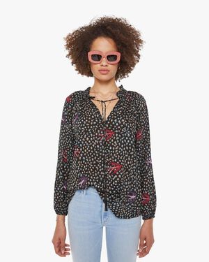 Natalie Martin Penny Blouse Swallow Shirt - White