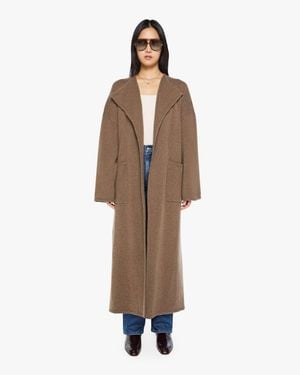 SABLYN Alma Draped Trench Swiss Shirt - Natural