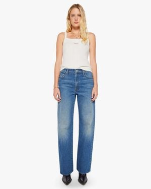 Mother The Dodger Flood Thumb Jeans - Blue