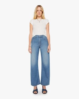 Mother The Lasso Sneak Streamline Jeans - Blue