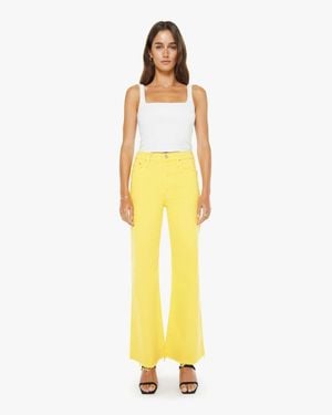 Mother The Tomcat Roller Fray Sunshine Jeans - Metallic