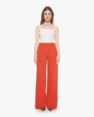 Mother The Under Wraps Skimp Poinciana Jeans - Red