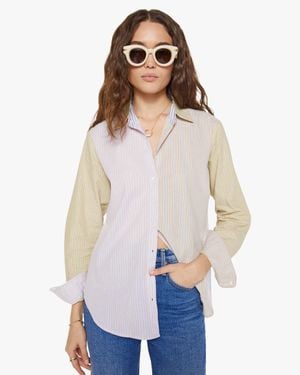 Xirena Beau Shirt Mixed Stripe - White