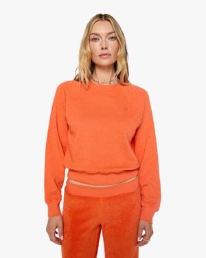 ÉTERNE Shrunken Raglan Sweatshirt Papaya - Orange