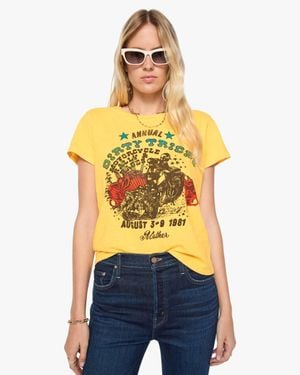 Mother The Lil Goodie Dirty Tricks T-Shirt - Yellow