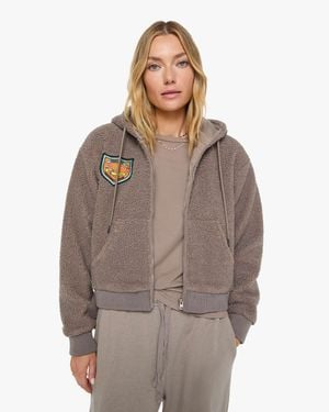Ghost Forest Surf Club Seaport Cropped Jacket Magic Mushroom - Brown