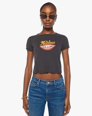 Mother The Itty Bitty Ringer Mouth T-Shirt - Blue