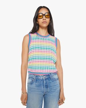 Mother The Open Back Tank Top Dreams - Blue