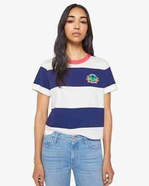 Mother The Boxy Goodie True And Fluff T-Shirt - Blue