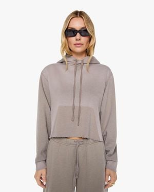 Ghost Forest Surf Club Cropped Coastie Magic Mushroom Shirt - Grey