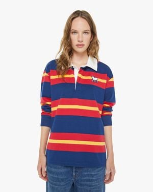 Mother The L/S Huddle Going Distance Shirt - Blue