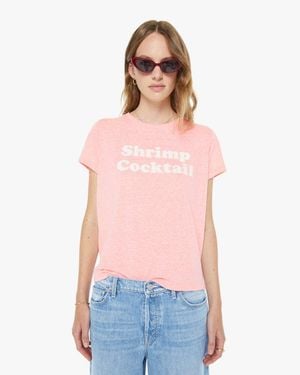 Mother The Boxy Goodie Shrimp Cocktail T-Shirt - Red