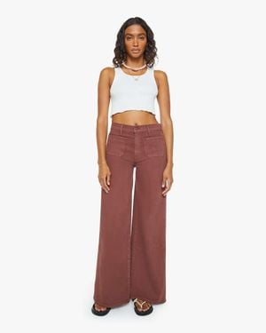 Mother The Patch Pocket Undercover Sneak Friar Trousers - Red