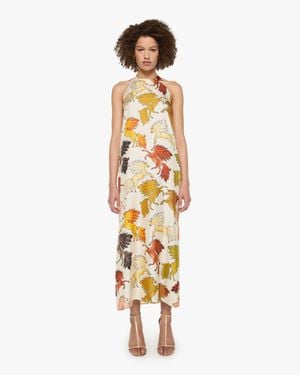 La Prestic Ouiston Marbella Dress Chevaux De Feu Ecru - Metallic